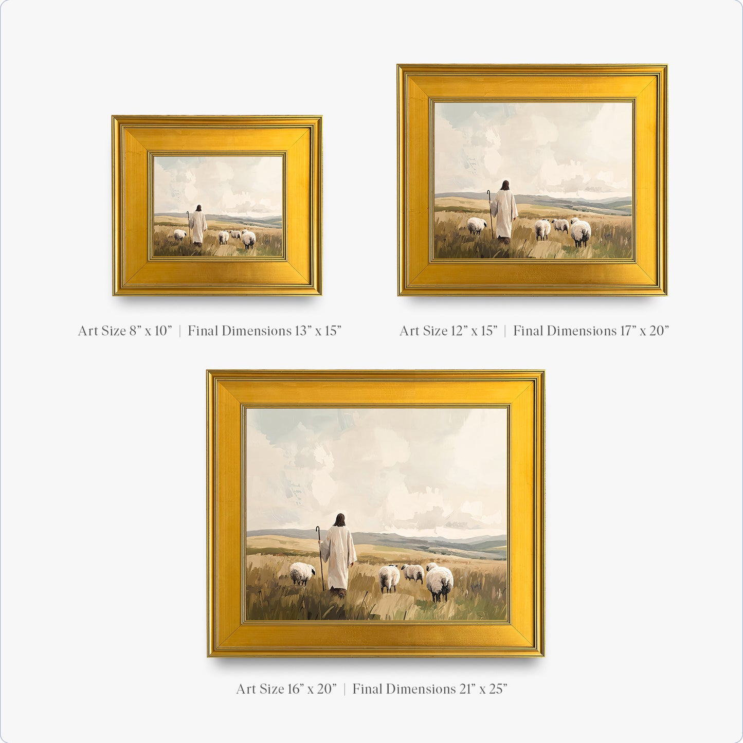 The Lord is my shepherd - landscape