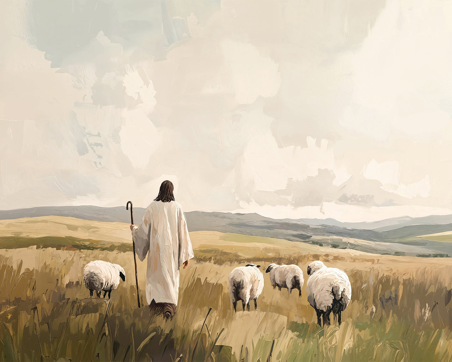 The Lord is my shepherd - landscape