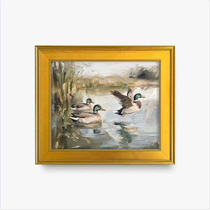 Ducks Wading