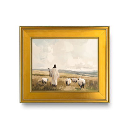 The Lord is my shepherd - landscape